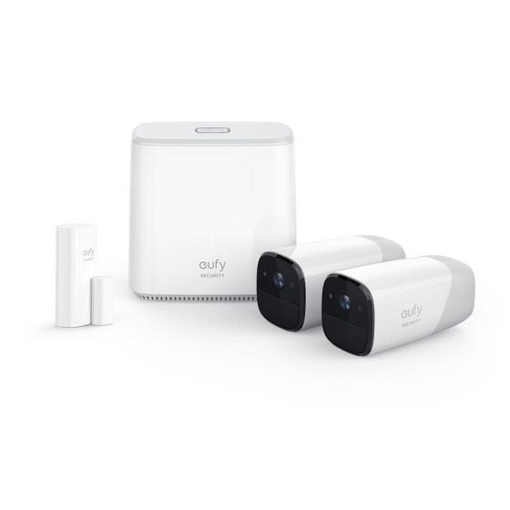 Eufy T88101D1 2.1 Megapixel Security Camera System with 2 Wireless Network  Bullet Cameras